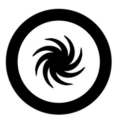 Whirpool Black Icon In Circle