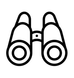 Binoculars Thick Line Icon For Personal