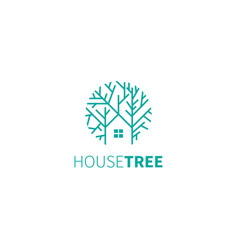 House Tree Logo Nature