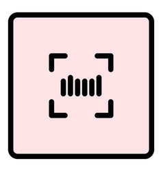 Qr Code Generator Icon Flat