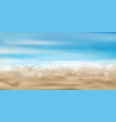 Beach Sand With Blue Skysummer Background