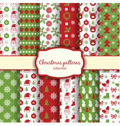 Christmas Seamless Patterns Set