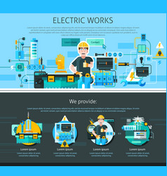 Electrician One Page Design