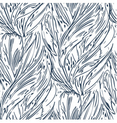 Seamless Pattern With A Simple Abstract Drawing