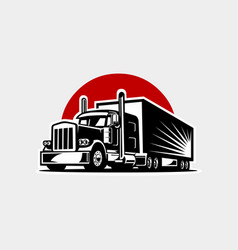 Semi Truck 18 Wheeler American