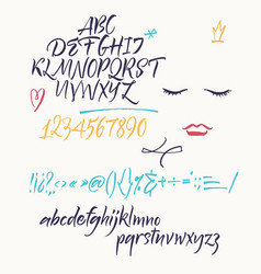 Handwritten Brush Font