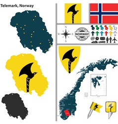 Map Of Telemark