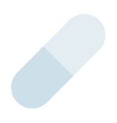 Medical Capsule Dosage Form Icon Flat