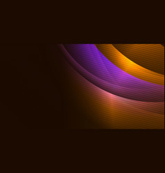 Orange Purple Glowing Waves And Lines Abstract