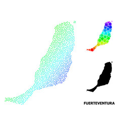 Spectrum Dot Map Fuerteventura Island