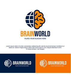 Brain World Logo Template