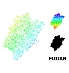 Spectral Pixelated Map Fujian Province