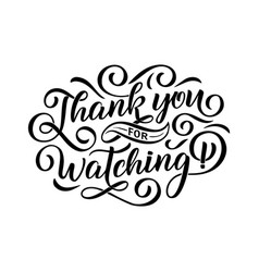 Thank You For Watching Cover Banner Template