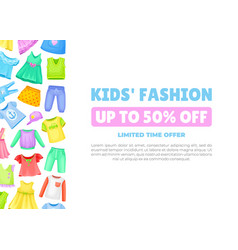 Children Clothes And Wear Sale Banner Design