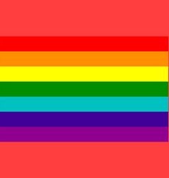 Lgbt Rainbow Flag Or Pride Striped