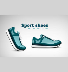 Sport Shoes Realistic Composition