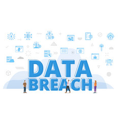 Data Breach Technology Concept With Big Words