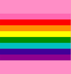 Lgbt Rainbow Flag Or Pride Striped