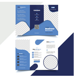 Abstract Trifold Brochure Design Template