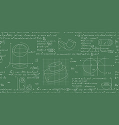 Mathematical Formulas On The Blackboard