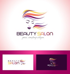 Hair Salon Logo Royalty Free Vector Image - Vectorstock