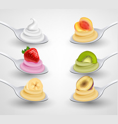 Mini Desserts On Spoon Set