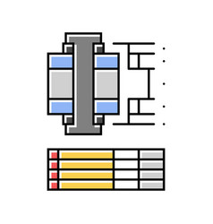 Tolerance Analysis Mechanical Engineer Color Icon