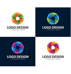 Abstract Colourful Circle Logo Design