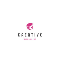 Beauty Face Creative Logo Desi