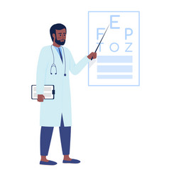 Ophthalmologist Near Eye Test Chart Semi Flat