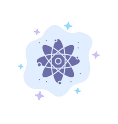 Physics React Science Blue Icon On Abstract Cloud