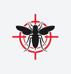 Asian Giant Hornet Icon Red Target