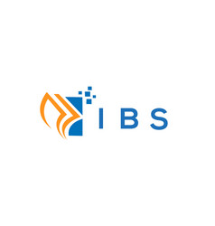 Ibs Credit Repair Accounting Logo Design On White