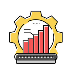 Lean Manufacturing Mechanical Engineer Color Icon