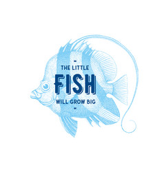 Vintage Fish Label