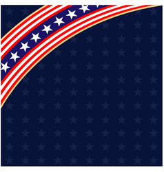 American Flag Symbols Dark Blue Background