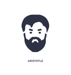 Aristotle Icon On White Background Simple Element