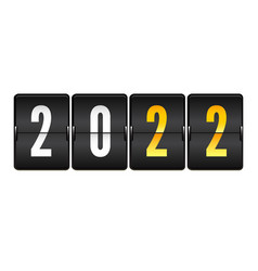 Mechanical Scoreboard With Numbers 2022 Realistic