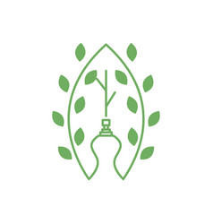 Perfume Nature Leaf Icon Logo