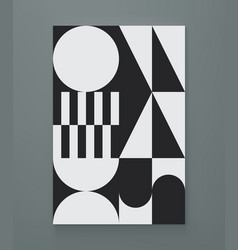 Abstract Geometric Pattern With Simple Shapes