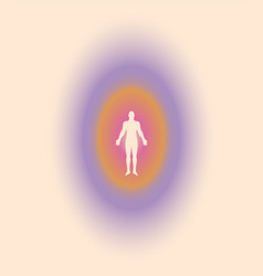 Human Body Aura Minimalistic Spiritual