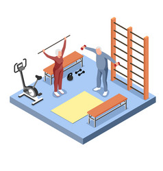 Isometric Old People Activity Isolated Concept