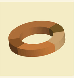 Donut Circle Divided Into Sectors Charts