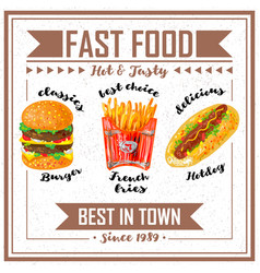 Fast Food Poster