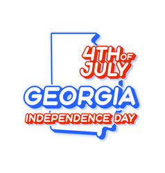 Georgia State 4th Of July Independence Day