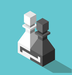 Isometric Jigsaw Puzzle Pawns