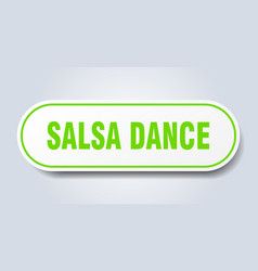 Salsa Dance Sign Dance Rounded Green