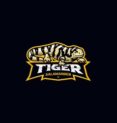 Tiger Salamander Mascot Logo Design