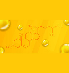 Vitamin D3 Chemical Formula D3 Realistic