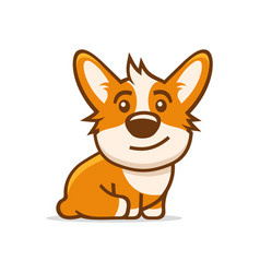 Welsh Corgi Pembroke On White Background